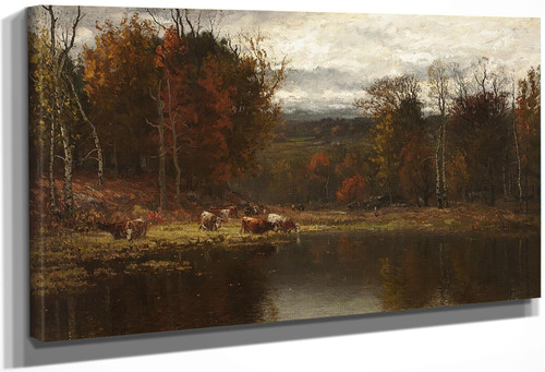 Late Autumn In New England By John Joseph Enneking