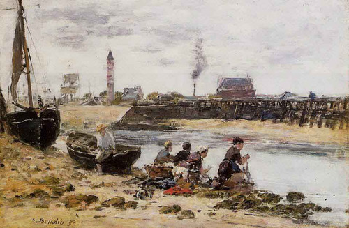 Laundresses1211 By Eugene Louis Boudin Laundresses1211 By Eugene Louis Boudin