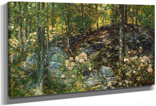 Laurel On The Ledges By Frederick Childe Hassam