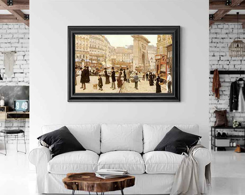 Le Boulevard St. Denis, Paris By Jean Georges Beraud Print or Oil