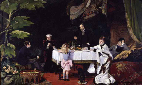 Le Dejeuner Dans La Serre By Louise Abbema By Louise Abbema