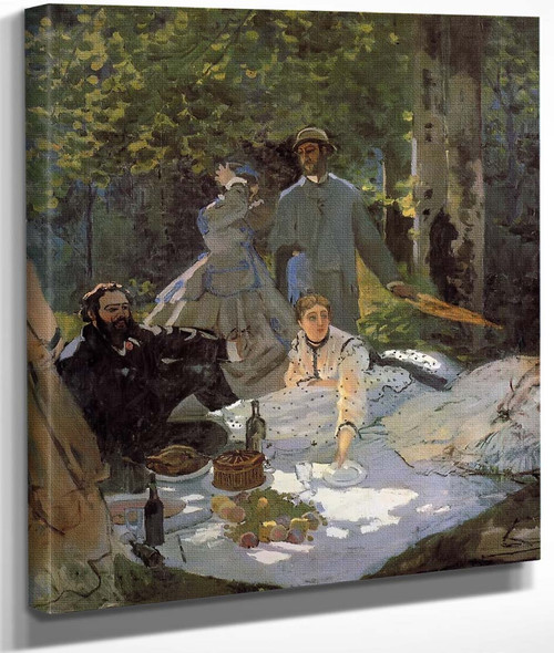 Le Dejeurner Sur L'herbe By Claude Oscar Monet