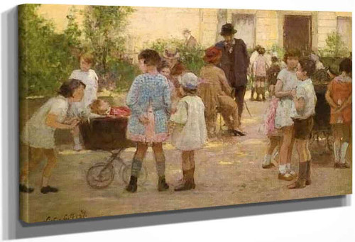 Le Jardin D'enfant By Victor Gabriel Gilbert By Victor Gabriel Gilbert Le Jardin D'enfant By Victor Gabriel Gilbert By Victor Gabriel Gilbert