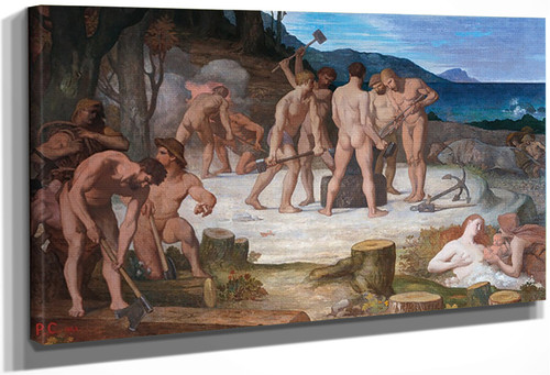 Le Travail By Pierre Puvis De Chavannes