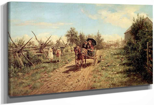 Leaving Home By Edward Lamson Henry By Edward Lamson Henry