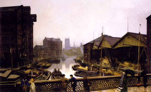 Leeds Bridge By John Atkinson Grimshaw By John Atkinson Grimshaw