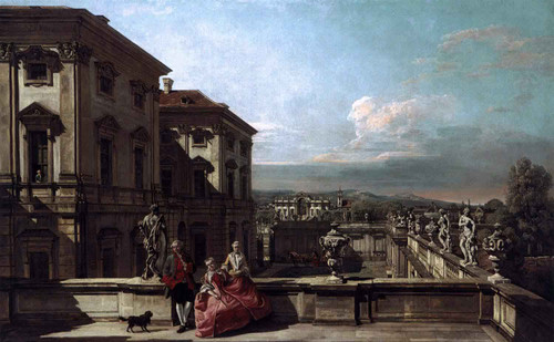 Liechtenstein Garden Palace In Vienna Seen From The East By Bernardo Bellotto Liechtenstein Garden Palace In Vienna Seen From The East By Bernardo Bellotto