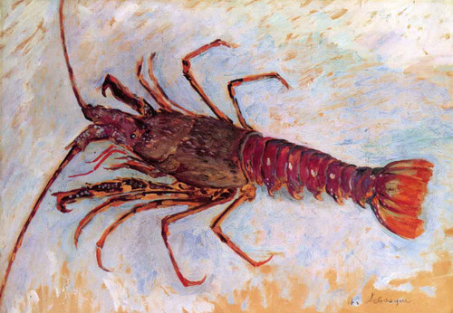 Lobster By Henri Lebasque By Henri Lebasque