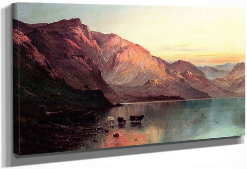 Loch Awe By Alfred De Breanski, Sr.