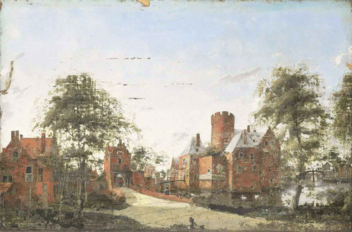 Loenersloot Castle On The Angstel By Jan Van Der Heyden