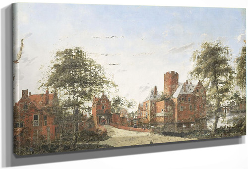 Loenersloot Castle On The Angstel By Jan Van Der Heyden