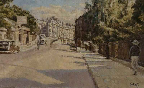 London Street, Bath By Walter Richard Sickert By Walter Richard Sickert