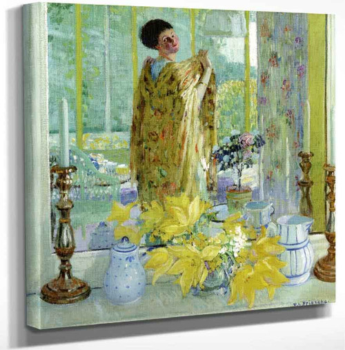 Yellow Tulips By Frederick Carl Frieseke Art Reproduction