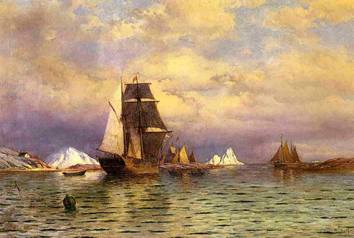 Looking Out Of Battle Harbor By William Bradford By William Bradford Looking Out Of Battle Harbor By William Bradford By William Bradford