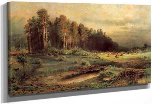 Losiny Ostrov In Sokolniky By Alexei Kondratyevich Savrasov