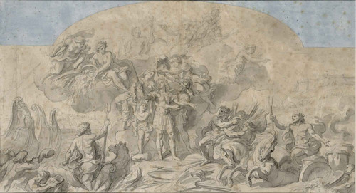 Louis Xiv Building Armies On Earth And Sea By Charles Le Brun