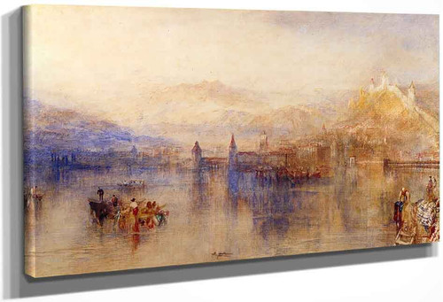 Lucerne From The Lake By Joseph Mallord William Turner