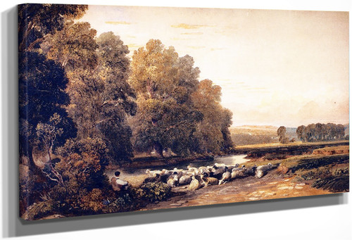 Lugg Meadows, Near Hereford By David Cox By David Cox