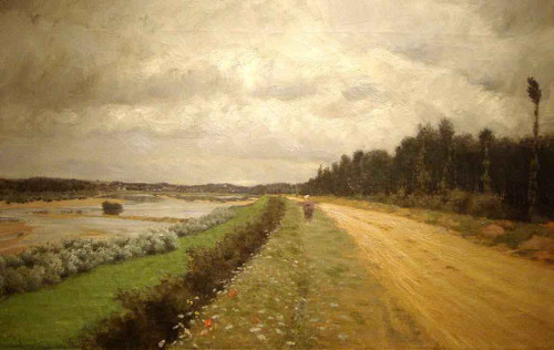 Lungo L'ofanto By Giuseppe De Nittis By Giuseppe De Nittis