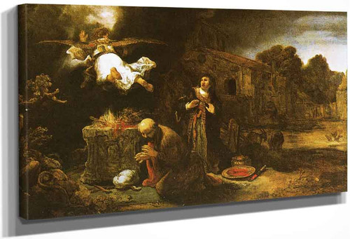 Manoah's Sacrifice By Govaert Flinck