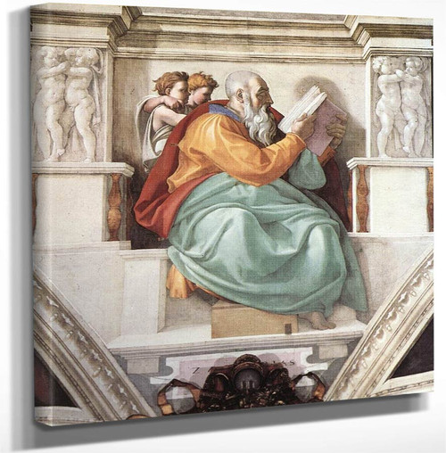 Zechariah By Michelangelo Buonarroti Art Reproduction