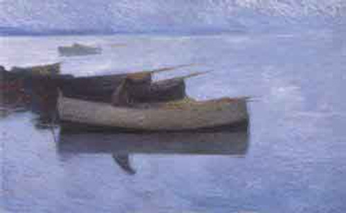 Marine Par Temps Gris By Henri Martin Marine Par Temps Gris By Henri Martin