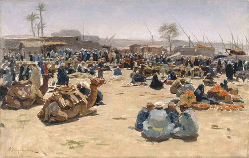 Market On The Nile By Joseph Farquharson