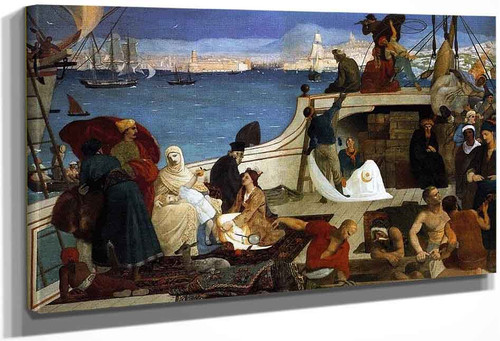 Marseilles, Gate To The Orient By Pierre Puvis De Chavannes