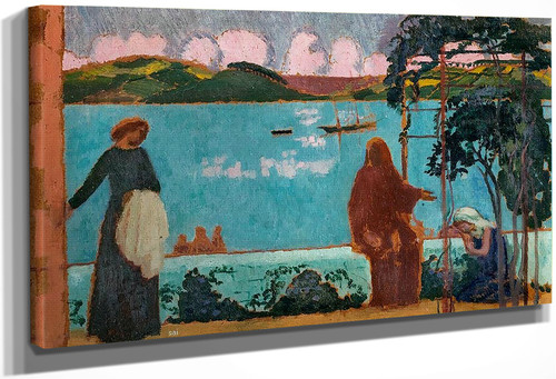 Martha And Mary1 By Maurice Denis
