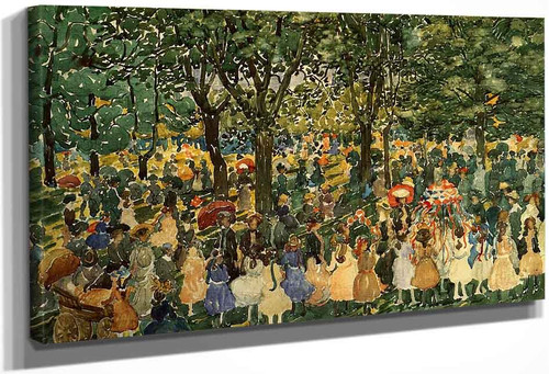 May Day, Central Park By Maurice Prendergast