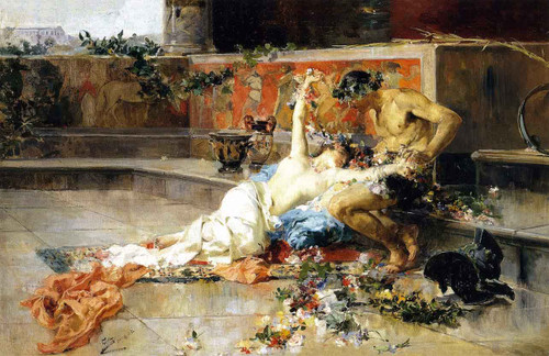 Messalina In The Arms Of The Gladiator By Joaquin Sorolla Y Bastida