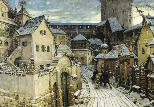 Messengers In The Kremlin By Apollinari Vasnetsov