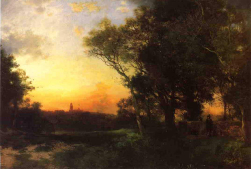 Mexican Landscape Near Cuernavaca By Thomas Moran