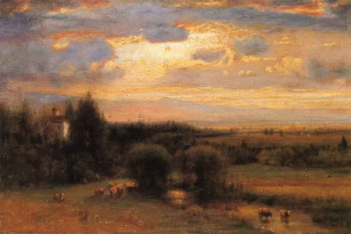 Midsummer, Hudson Valley By George Inness By George Inness
