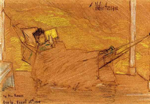 Miss Frances Lewis In A Hammok By Frederick Childe Hassam