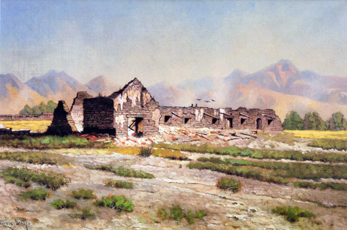 Mission Nuestra Senora De La Soledad By Edwin Deakin By Edwin Deakin