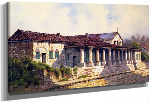 Mission San Luis Obispo De Tolosa By Edwin Deakin By Edwin Deakin