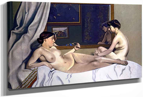 Models Resting By Felix Vallotton