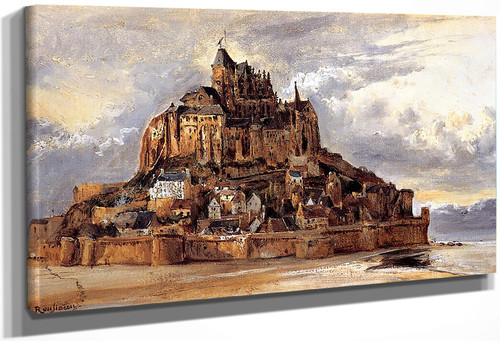 Mont Saint Michel By Theodore Rousseau
