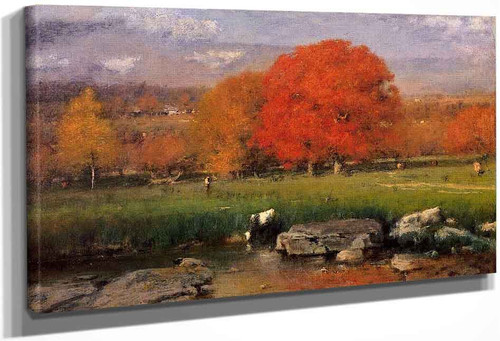 Morning, Catskill Valley By George Inness By George Inness