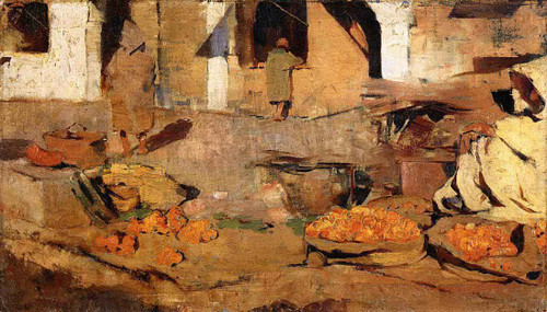 Moroccan Fruit Market By Theo Van Rysselberghe
