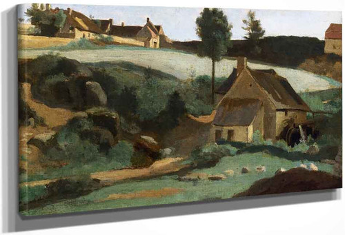 Morvan, The Little Mill By Jean Baptiste Camille Corot