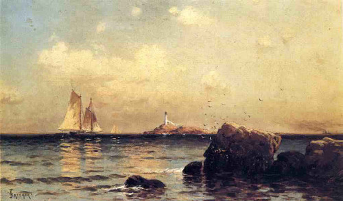Mule Island, Isle Of Shoals By Alfred Thompson Bricher