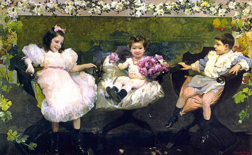 My Kids By Joaquin Sorolla Y Bastida