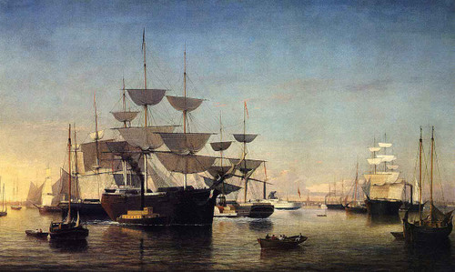 New York Harbor1 By Fitz Henry Lane