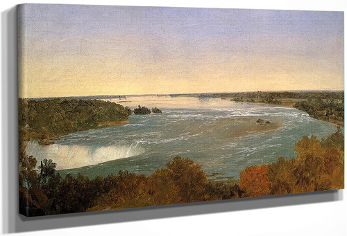 Niagara Falls And The Rapids By John Frederick Kensett By John Frederick Kensett
