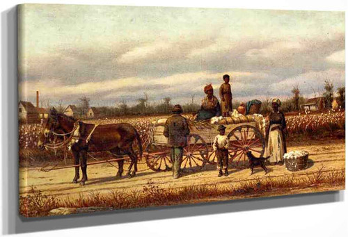 Noon Day Pause In The Cotton Field By William Aiken Walker