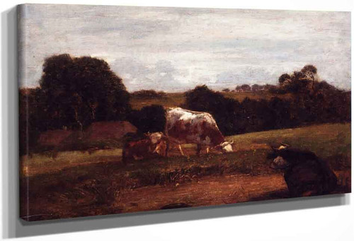 Norman Landscape2 By Eugene Louis Boudin