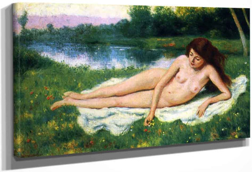 Nude Outdoors By Federico Zandomeneghi