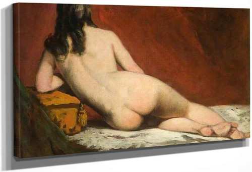 Nude Study Of A Reclining Woman By William Etty By William Etty